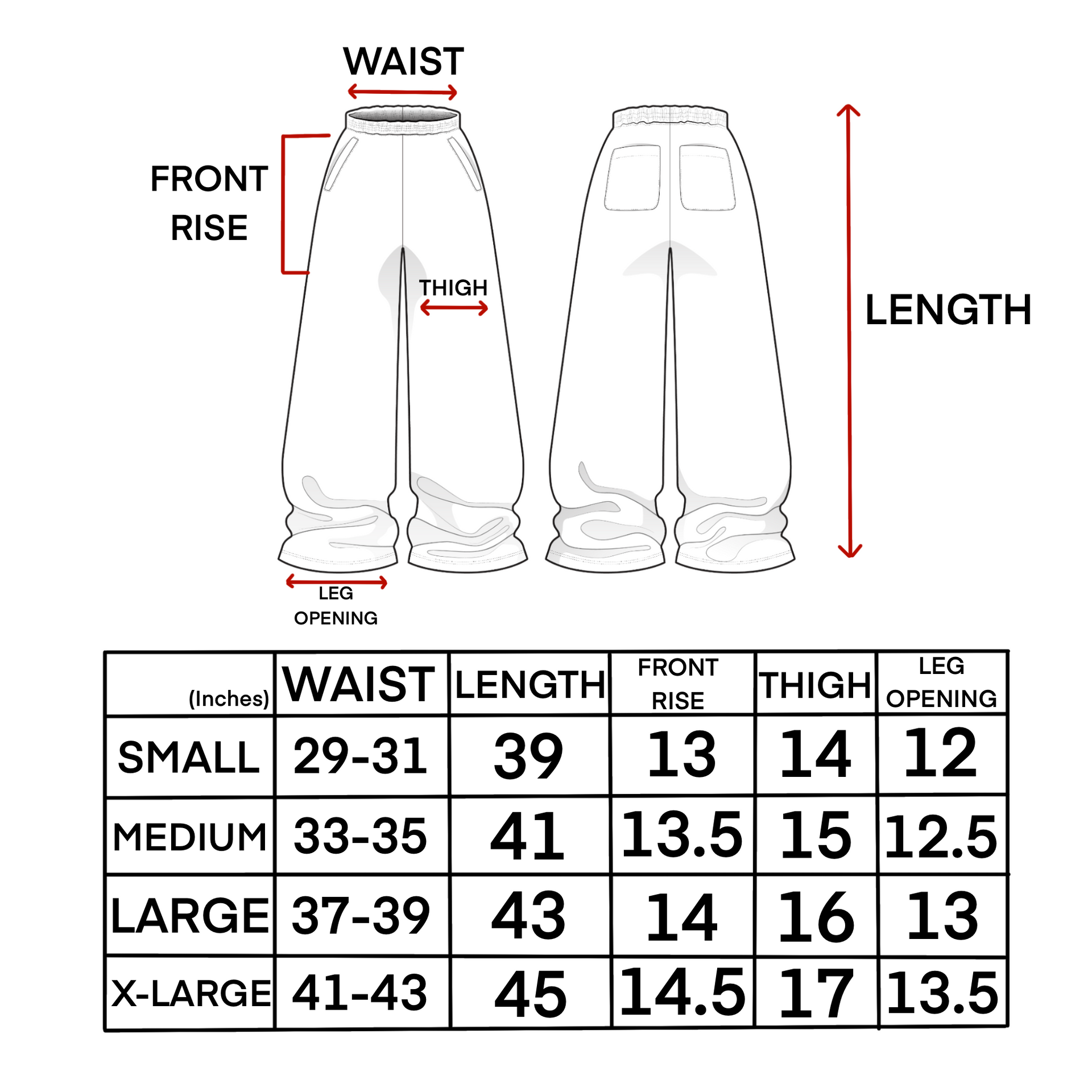 07 RED ESSENTIALS SWEATS